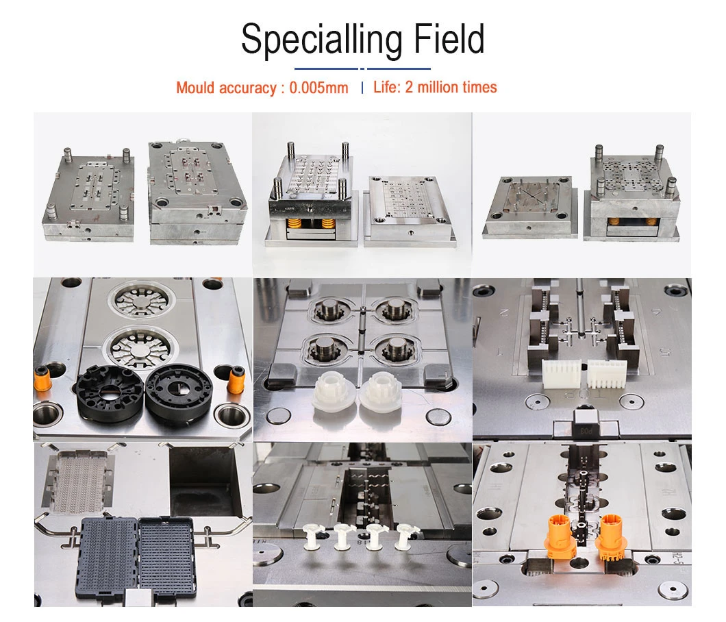 High Precision Plastic Injection Mold Molding for Composite Injection Molded Part