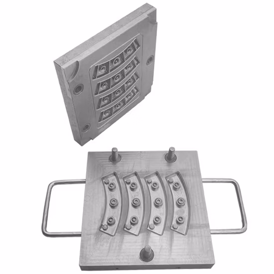 Fabrication de moules en caoutchouc de silicone de moule de compression de haute précision